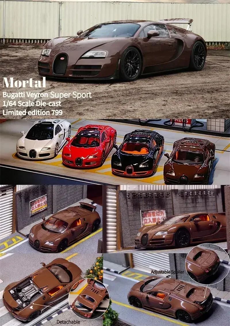 Mortal 1:64 Bugatti Veyron limited799 Diecast Model Car