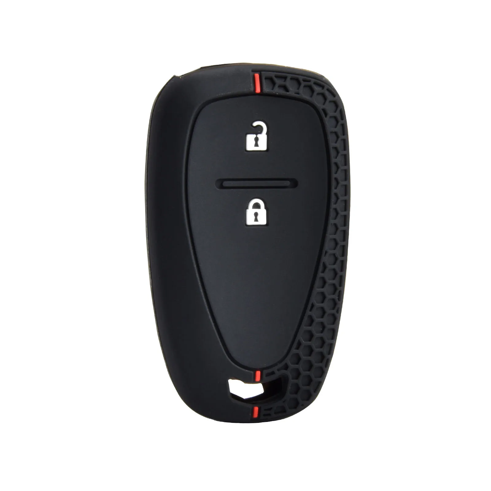 Silicone Remote Car Key Cover Case Holder for Chevrolet Cruze Spark 2016 2 Buttons Excellent Smart Remote FOB Key Shell Holder