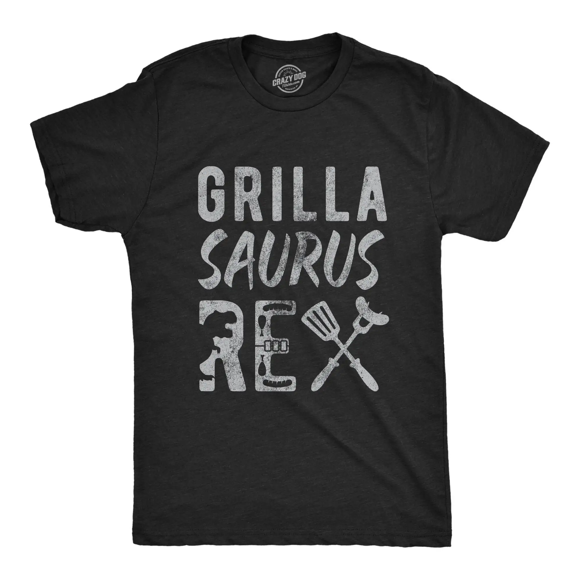 Grillasaurus Rex T Shirt Dad Dinosaur For New Grilling Jurassic Dino Joke Grilla Saurus