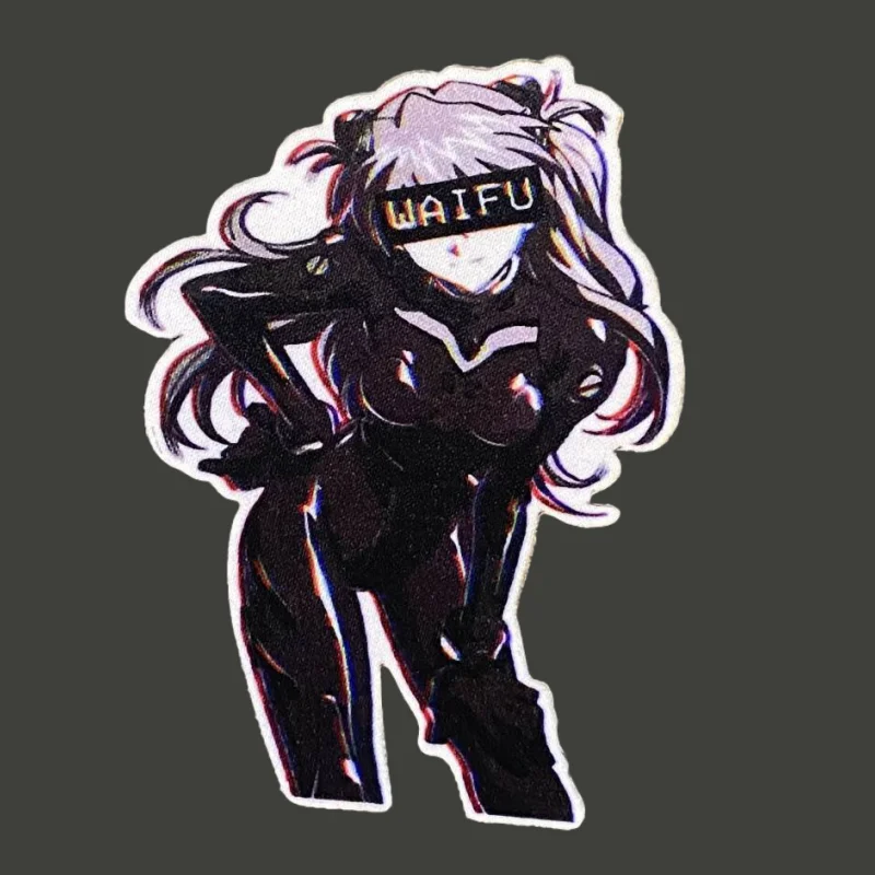 

Anime Girl Patch Tactical Morale Badge Print Hook and Loop Military Backpack Clothing Decorative Accessory Sticker Armband