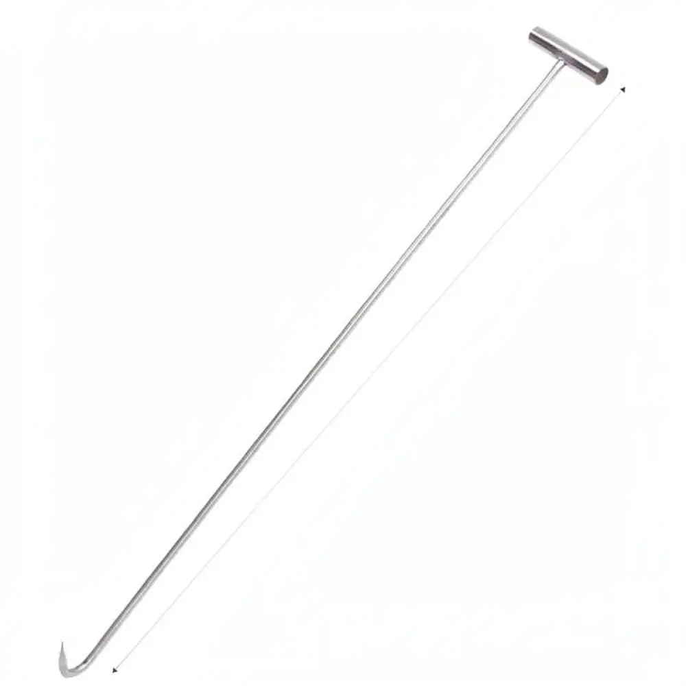Heavy Duty Stainless Steel Meat Hook T Shape Butcher Tool For Efficient Handling Slaughtering And Cold Storage Hanging Tasks
