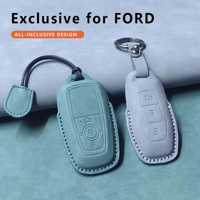 Car Remote Key Case Cover Shell Fob For Ford Mondeo 5 MK5 Mustang F-150 Explorer Edge Fiesta Kuga MK3 4 Keychain Accessories