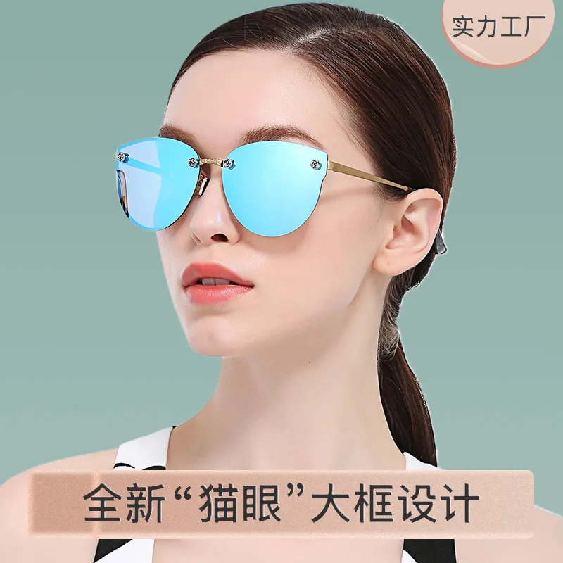 21Ladies Fashion New Polarized Sunglasses Girls TikTok Selfie Sunglasses Colorful Butterfly Glasses382