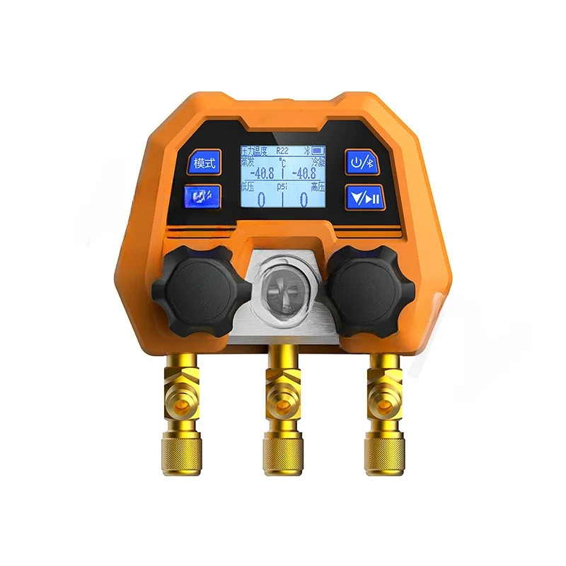 English Interface for DMG-4B Digital Display Double Meter Valve Electronic Refrigeration Digital Manifold-14~800psi