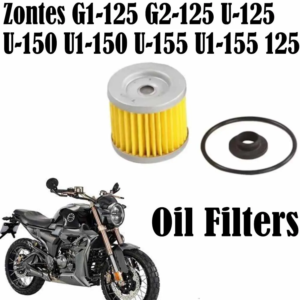 Motorcycle Air Filter Element Engine Oil Filters Filtration for Zontes G1-125 G2-125 U-125 U-150 U1-150 U-155 U1-155 125