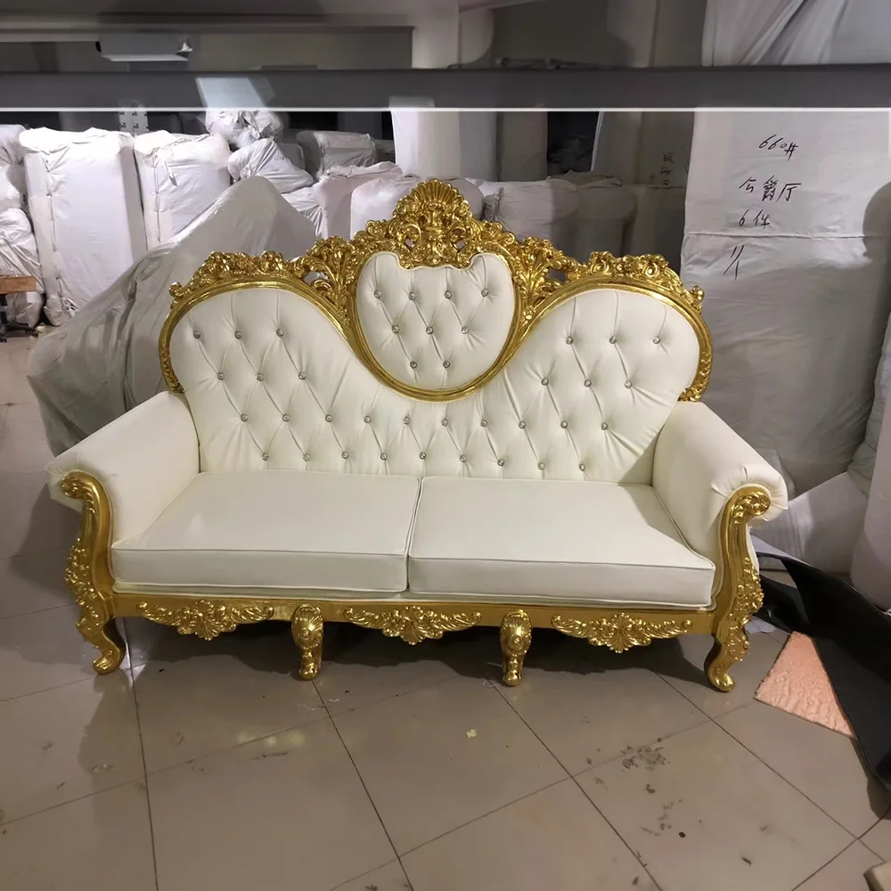 Luxury Royal Queen King Throne Sofa Chair Velvet Fabric Lazy Sofa Chair Furniture For Rental