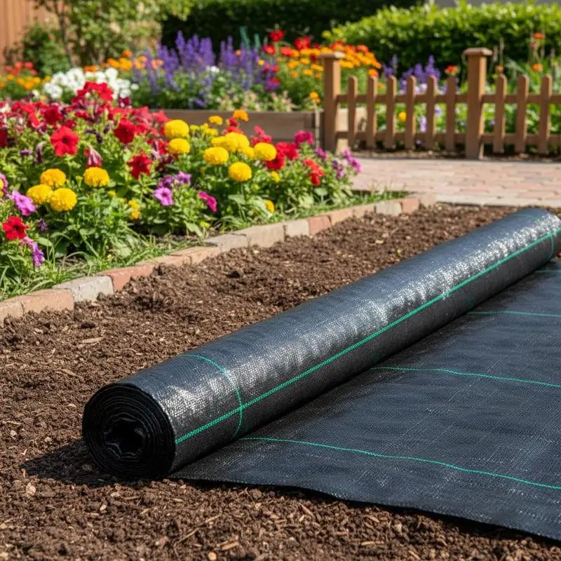 20 year 6x300 ft Heavy Duty PP Woven Weed Barrier Landscape Ground Cover 3.2Oz