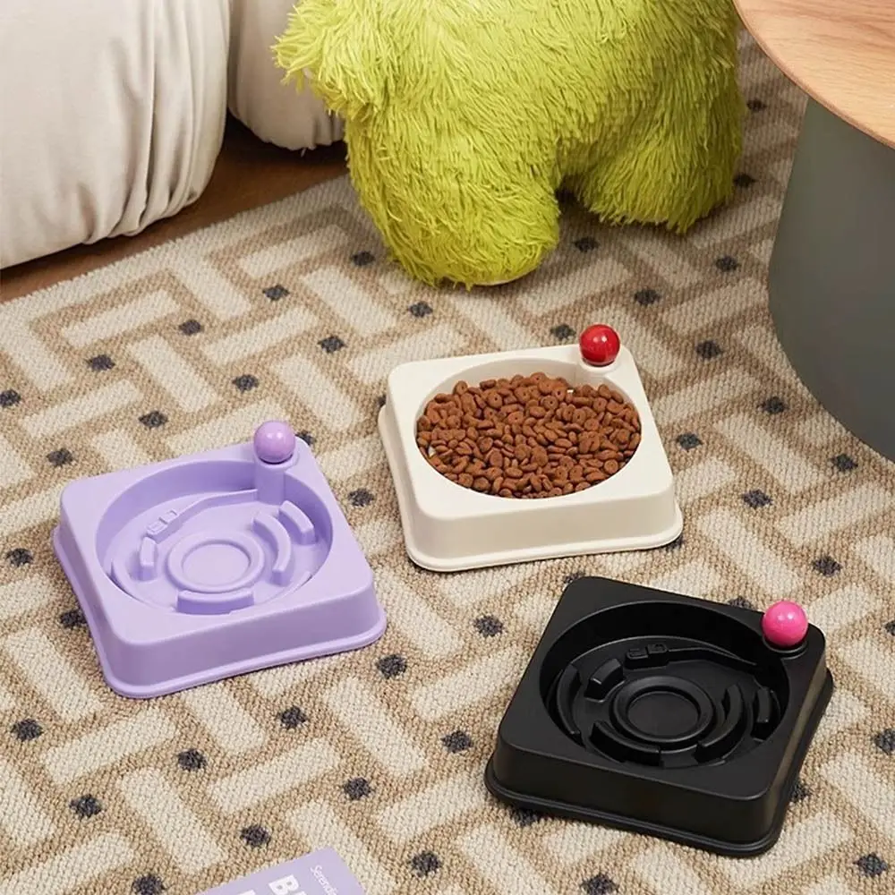 

Non Slip Slow Feeder Bowl Anti-Gulpin Slower Food Feeding Dog Feeding Dish Large Capacity Chew-Resistant Dog Bowl