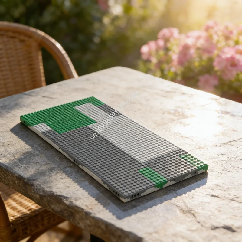 246 Piezas MOC Tren de Lujo MILS, Bloques de Construcción de Modelo Base, Regalos de Navidad, Juguetes de Arquitectura, Ensamblaje DIY, Educación Creativa