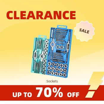 Clearance_40 pezzi Rubinetti domestici portatili multi-dimensione Lastre Custodie per attrezzi Hardware Strumento Combinazione universale portatile Lega Ste_Continuou