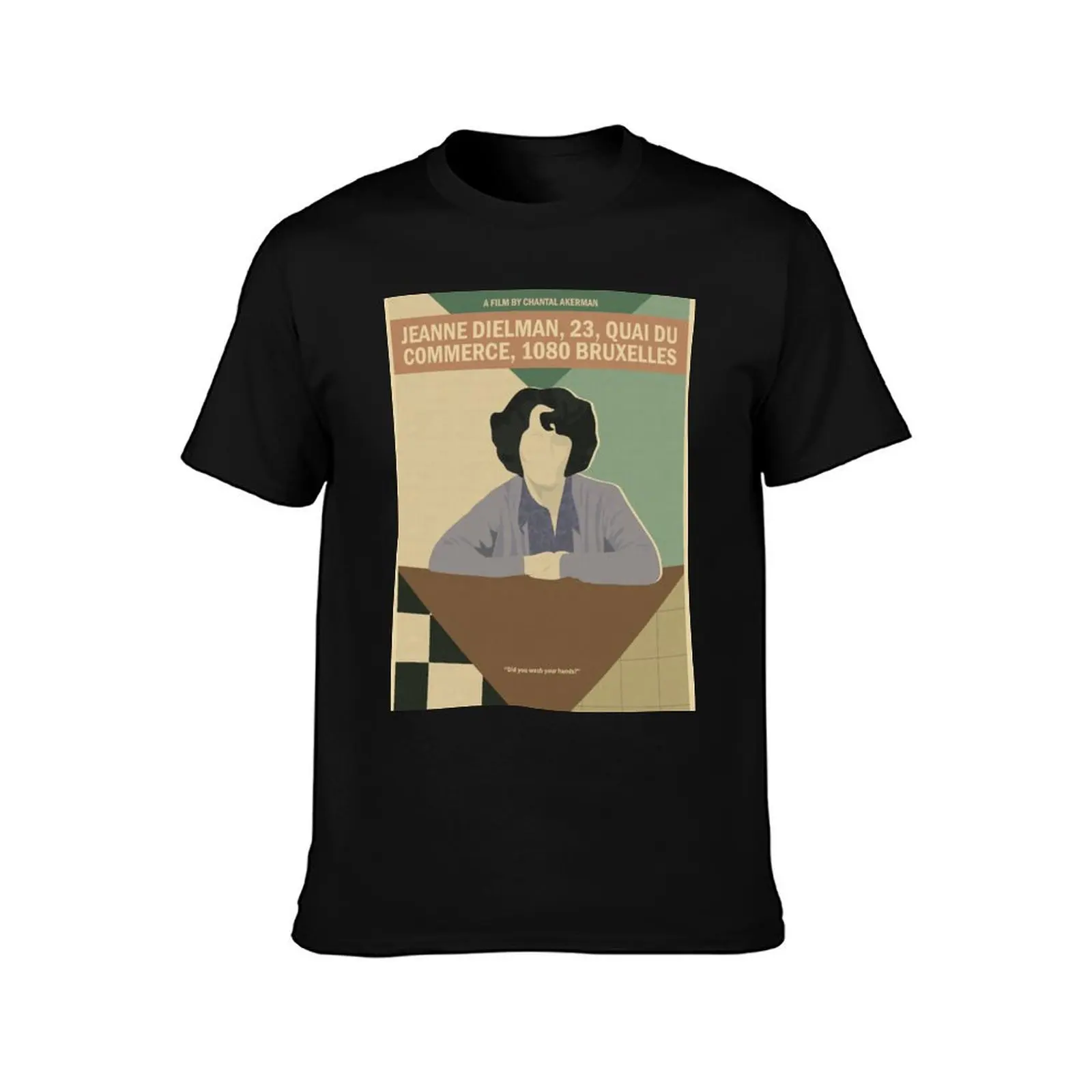 Jeanne Dielman, 23 Quai du Commerce, 1080 Bruxelles 1975 Minimalist Movie Poster T-Shirt