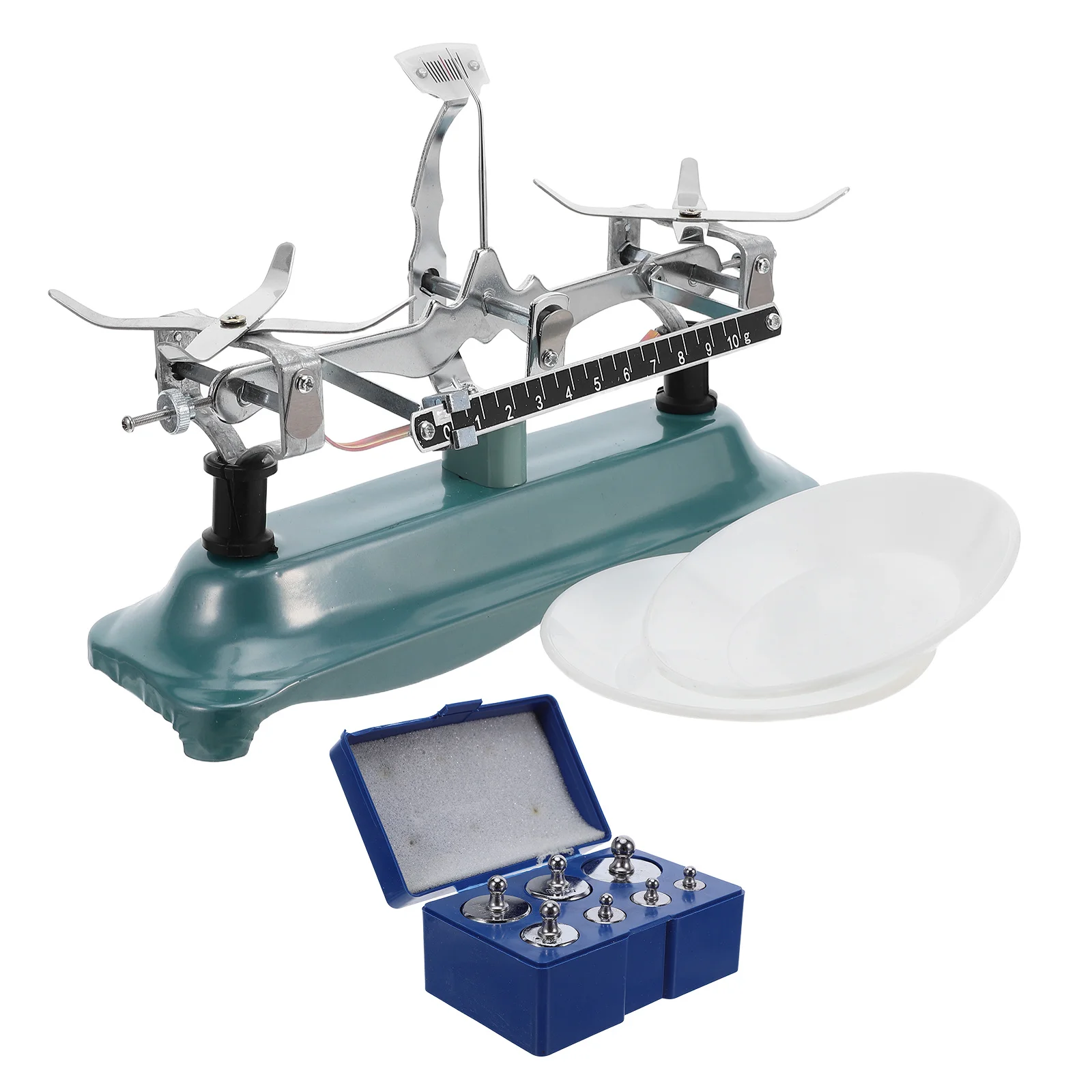 500G Precision Mechanical Pan Balance Scale Calibration Weights Scientific Teaching Tool for Classroom Laboratory Physical