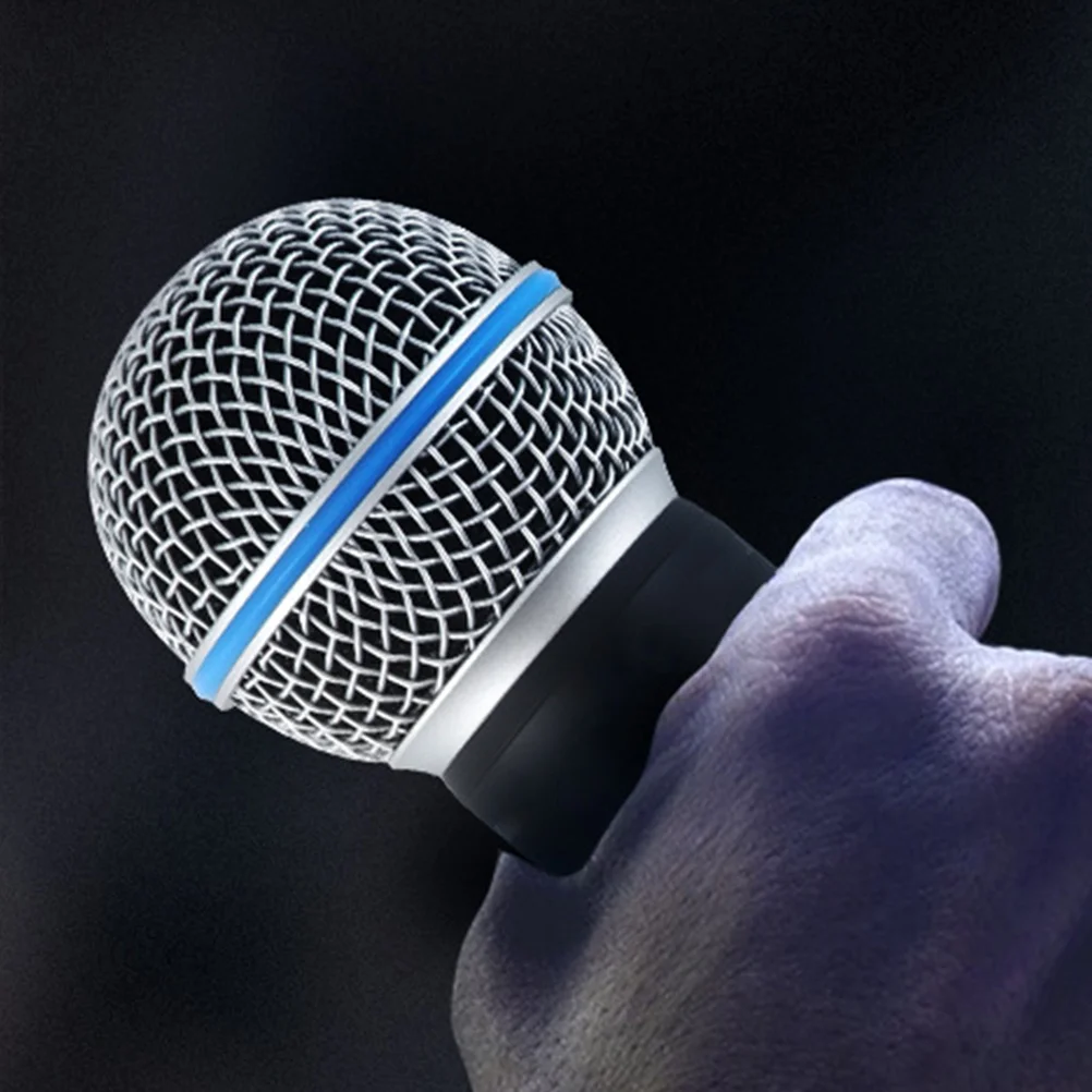 8 قطعة حلقة شبكة الميكروفون المطاطية اللاسلكية Mic واقية استبدال ملحق لأداء مرحلة مؤتمر Ktv