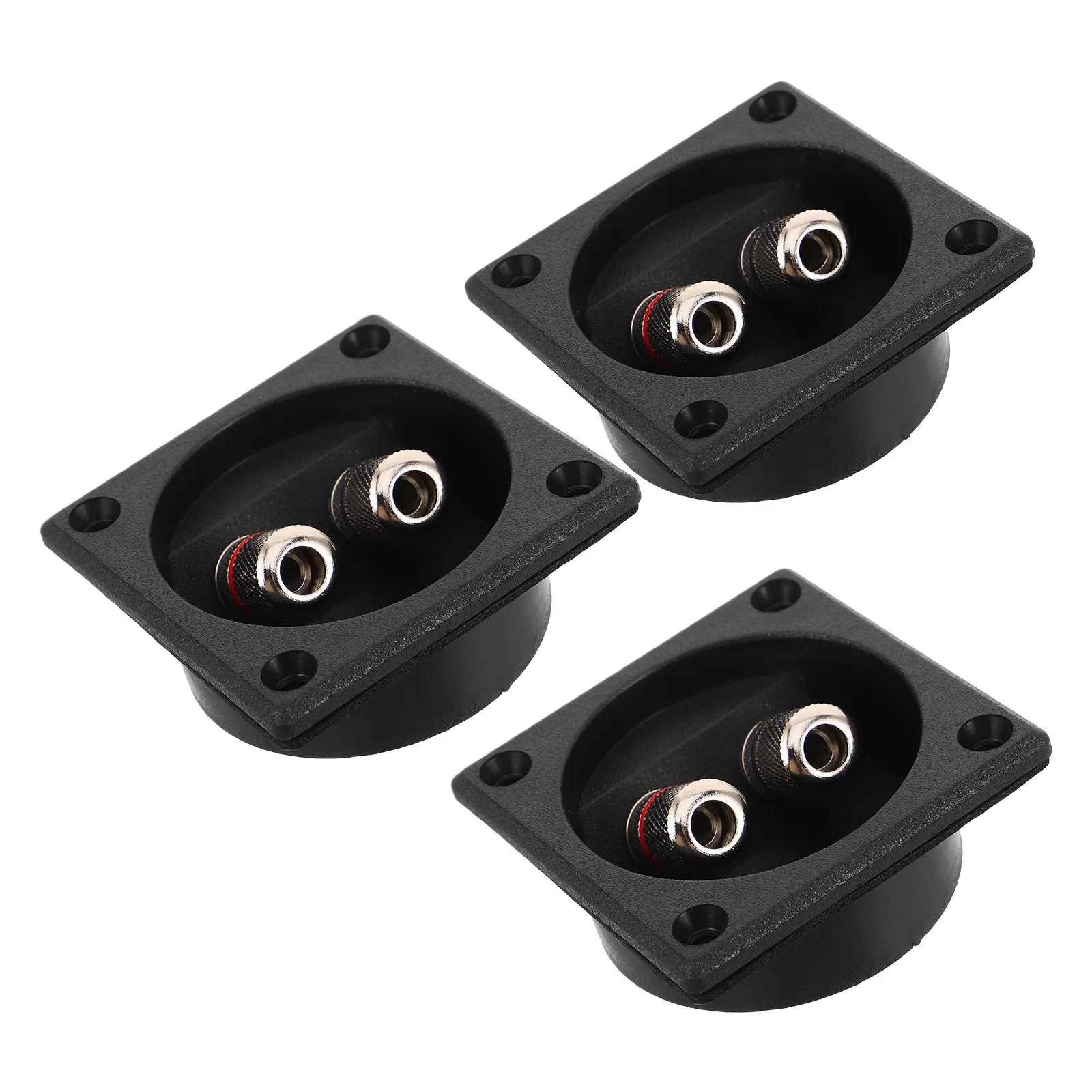3Pcs Speaker Wire Connector Boxes Precision Audio Junction Box Secure Stable Connection for Car Subwoofer Wiring
