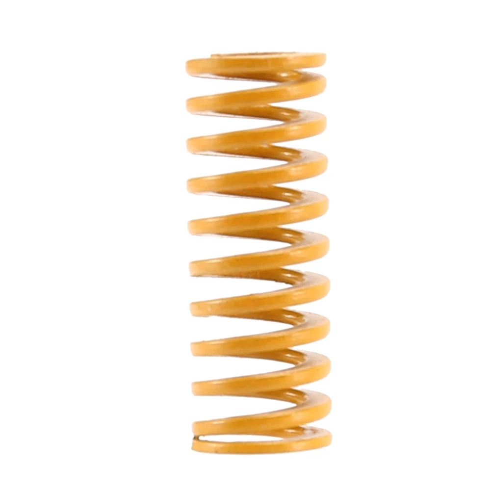 8Mm Od 20Mm Long Light Load Compression Mould Die Spring Yellow Compression Mould Die Spring For The Ender 3S Bed 40Pcs