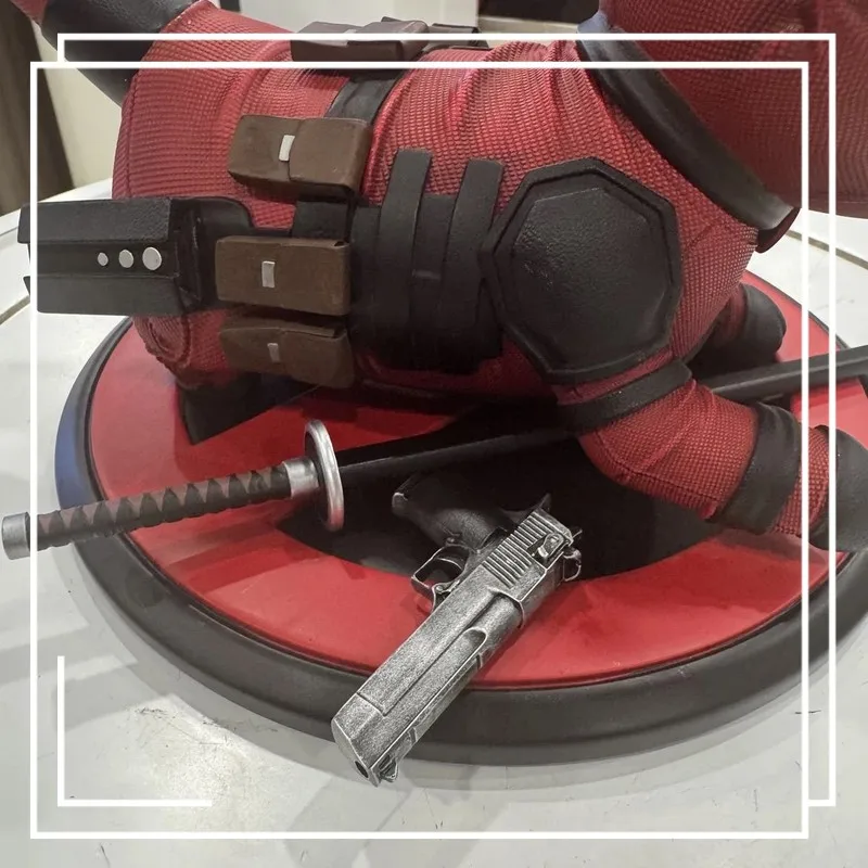 Marvel Comics Fulian Deadpool kitten magic hand-made baby pet elf doll ornaments car model gifts limited exquisite hand-made