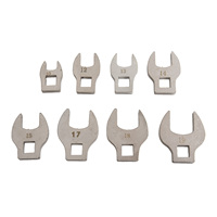 Hand Tool Set Automotive Repair Tool Crowfoot Wrench 200mm Torque Application Heat Treatment Process Interchangeable Heads