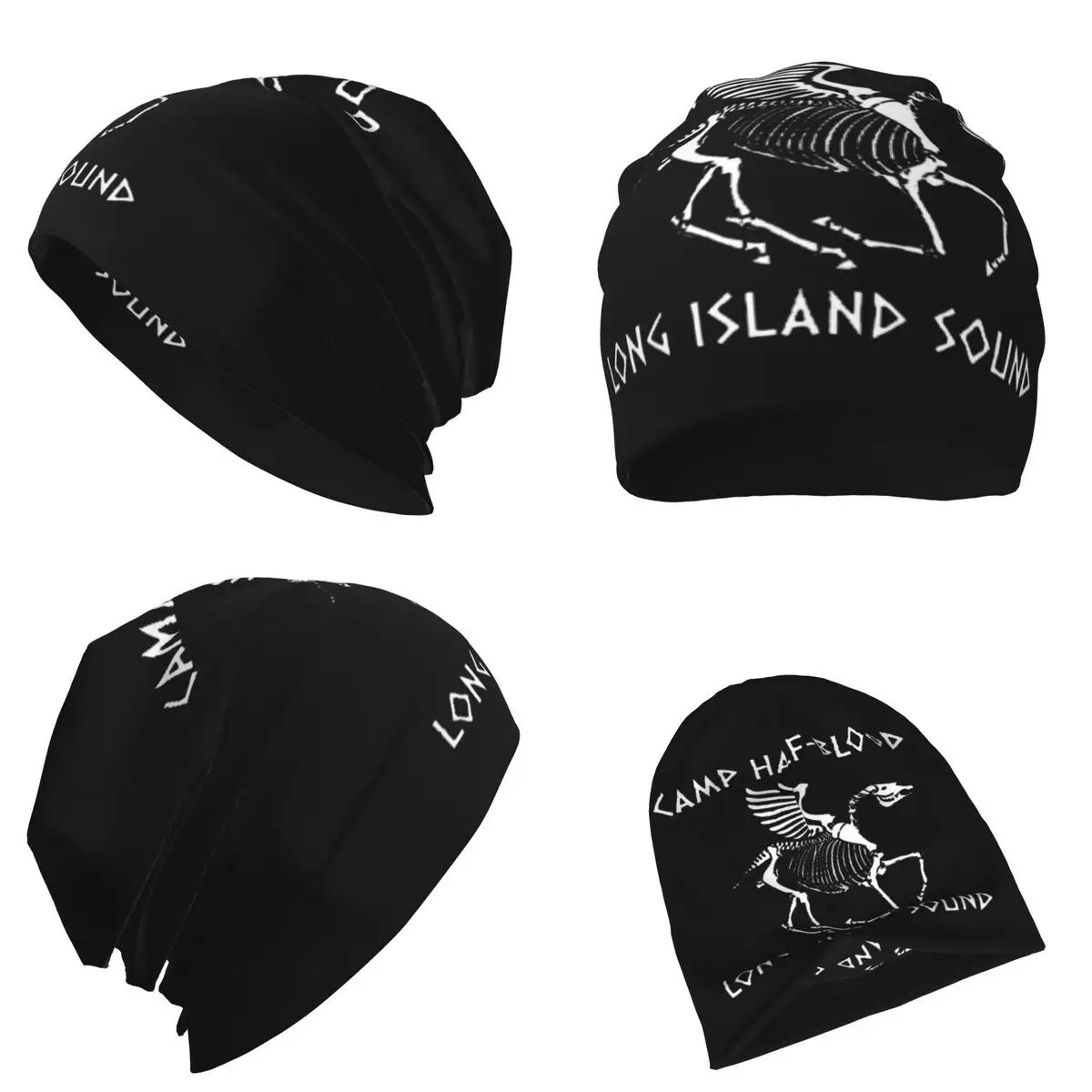 Camp Half Blood Nico DiAngelo Hades Cabin Warm Knitted Cap Hip Hop Bonnet Hat Autumn Outdoor Beanies Hats for Men Women Adult