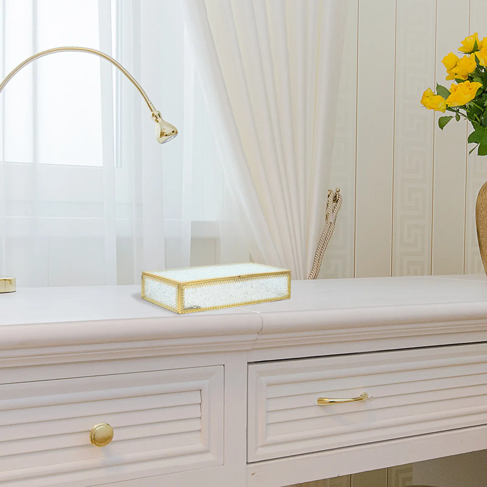 

Винтажная шкатулка для украшений: простой дизайн, квадратный органайзер для хранения колец, серег, ожерелий, браслетов и аксессуаров