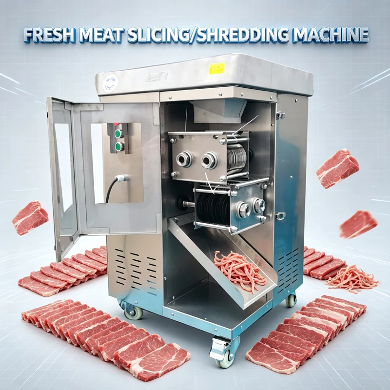 One-Time Forming Shredder commercial Automatic Chicken Fillet Chicken Breast Slicer Large Stainless Steel Meat Shredder