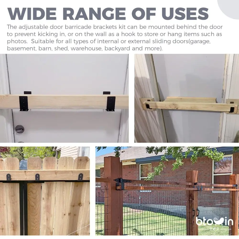 

Держатель стержня из углеродистой стали, сверхмощный U-образный дверной защитный кронштейн, устойчивый к ржавчине усиленный