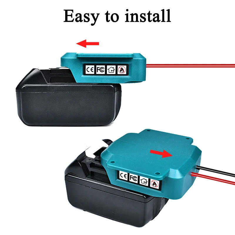 DC 18V To 12V Step-Down Converter for Makita 18V Lithium Batteries 12V 15A 180W Step-Down Regulated Converter for DIY Projects