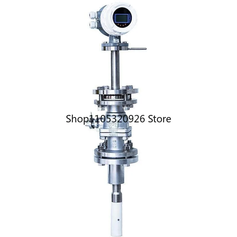 Intelligent plug-in electromagnetic flowmeter Large diameter tap water split mud wastewater flowmeter DN500/1000