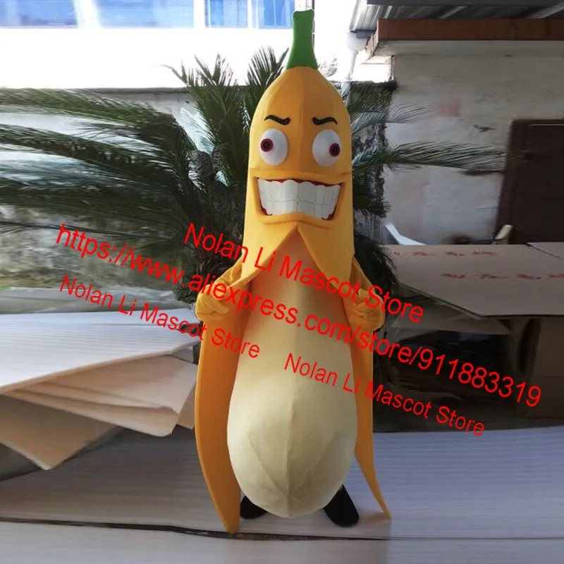 Adult Six Banana Mascot Costume Fruit Cartoon Character Cosplay Birthday Party Festive Advertising Christmas Gift 565-4