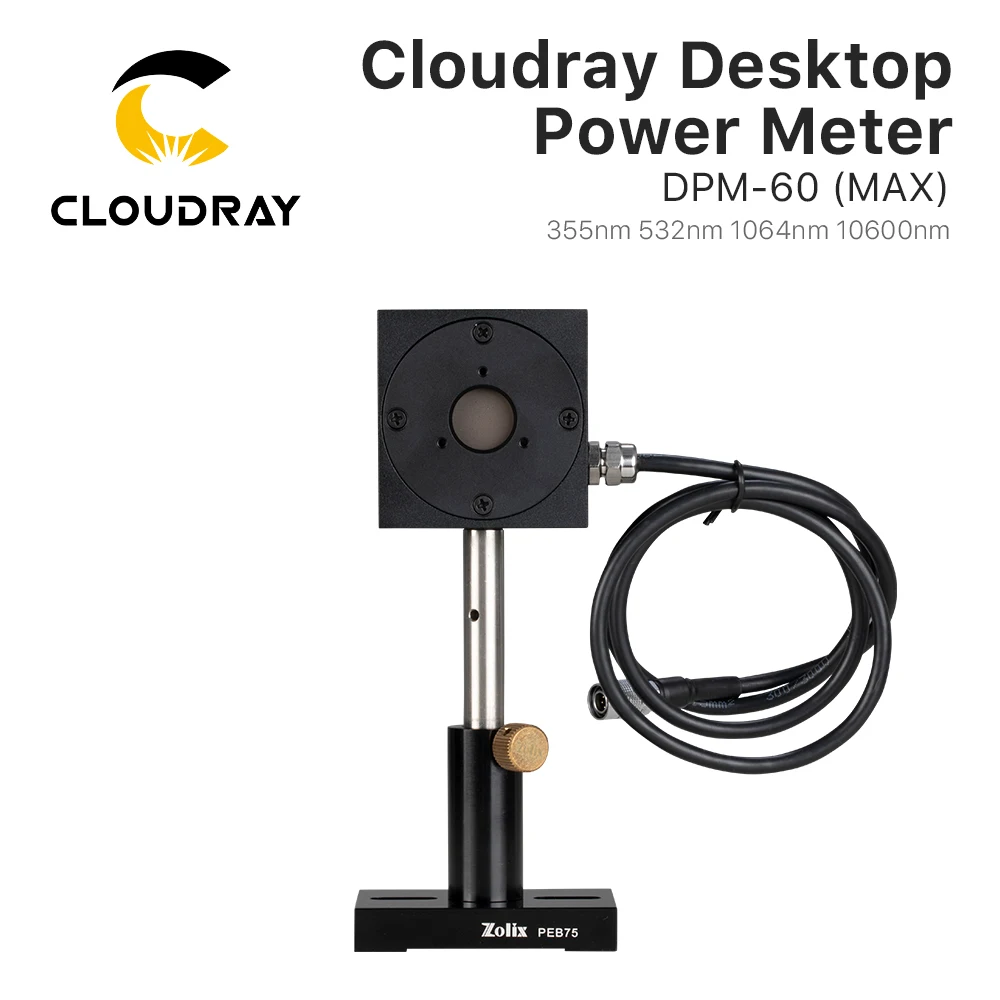 Cloudray Desktop Power Meter 60W High Accuracy Touch Screen Power Meter DPM-60 Dynamometer for Laser Engraving & Cutting Machine