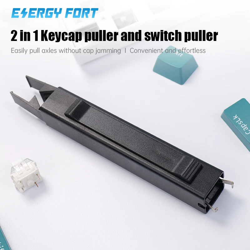 2 In 1 Hot Swap Key Puller Keycap-Afsteller Draagbare Schakelaarverwijderaar Voor Het Bevestigen Van Mechanische Toetsenbordactie-Diy-Reinigingstool