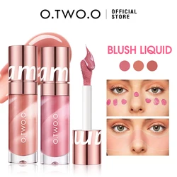 O.TWO.O Liquid Blush Face Blusher Moisturizing Long Lasting Natural Silky Weightless Matte High Pigment Matte Blush Face Makeup