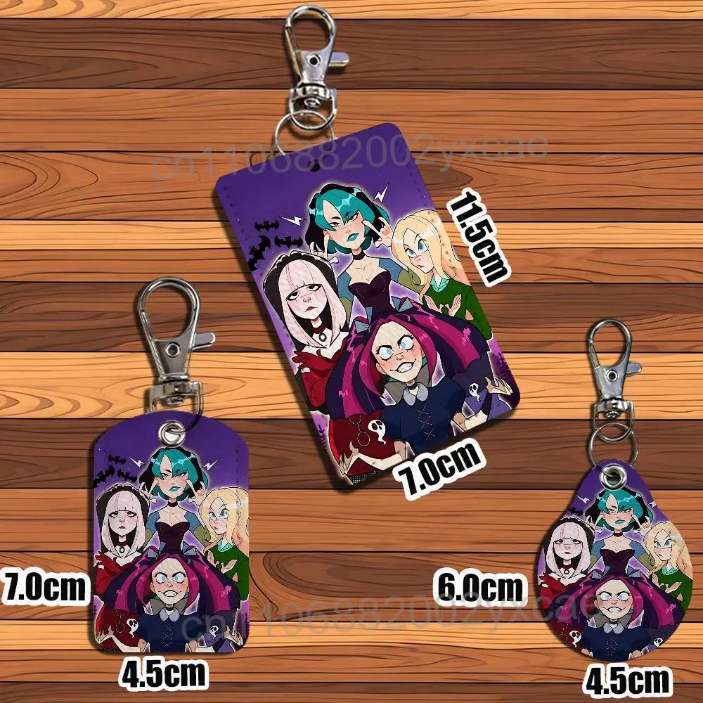 Heather Gwen Total Drama Lindsay Cartoon Singer Anime Card Keychain Fashion Pendant Bag ID Door Card Case Bus Card Cute Adult