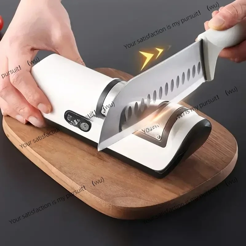 1pc Fully Automatic Electric Knife Sharpener Fast And Efficient Kitchen Gadget For Sharpening Knives Kitchen Accessories