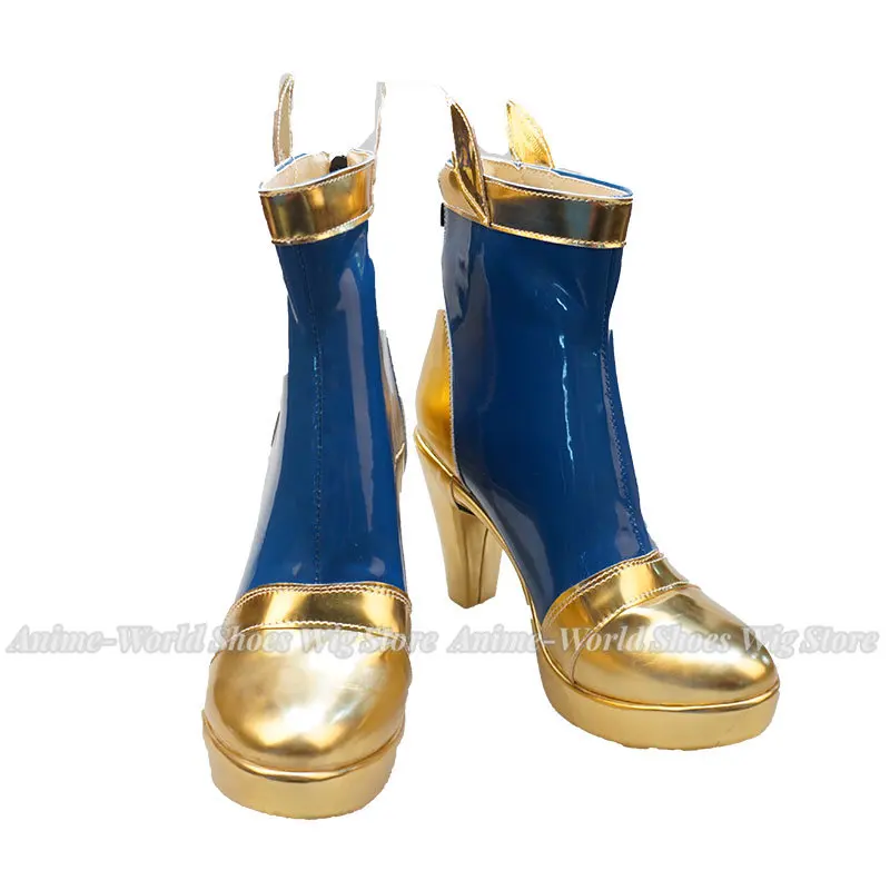 Sona Buvelle Cosplay Shoes Star Guardian Cosplay PU Shoes Halloween Carnival Boots Cosplay Props Custom Made