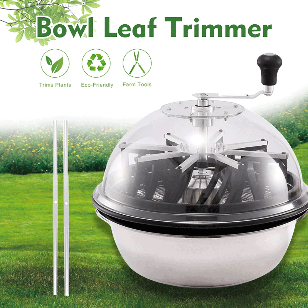 Wholesale Manual Control Hydroponic Bud Leaf Trimmer Machine 16inch 19inch 24inch Bowl Leaf Trimmer