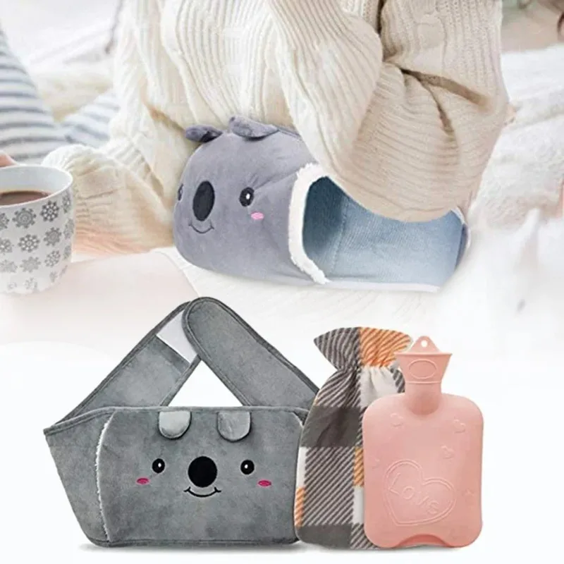 

Портативная сумка для горячей воды с наполнителем воды, зимняя грелка для рук и талии для женщин, для путешествий, дома, офиса, уютное облегчение тепла