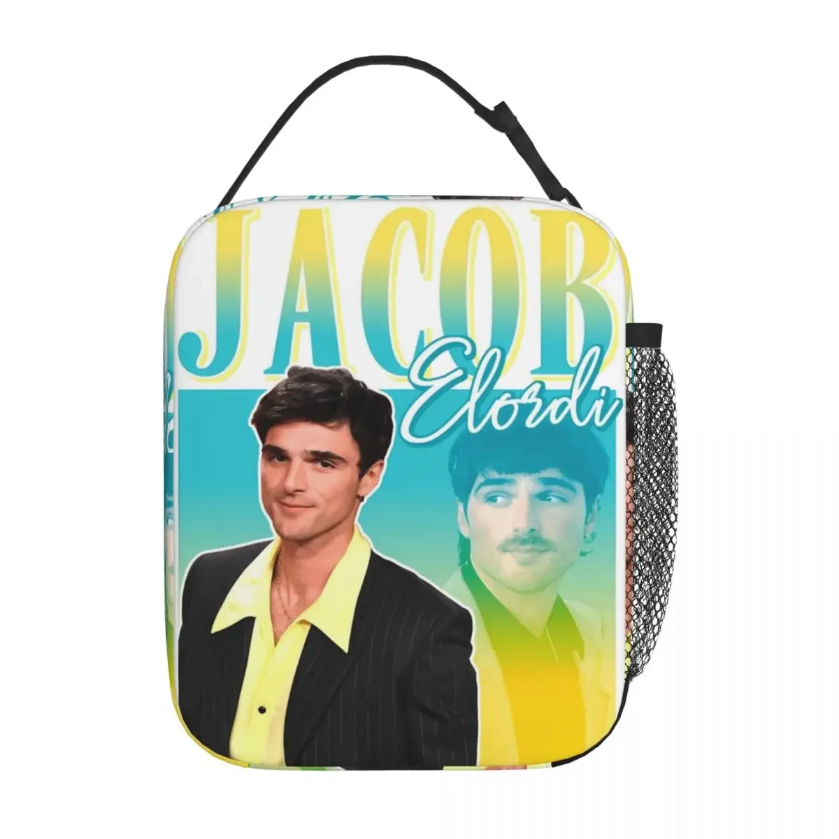 Jacob Elordi Y2K Vintage Saltburn Insulated Lunch Bags Storage Food Box Leakproof Thermal Cooler Lunch Boxes For Picnic