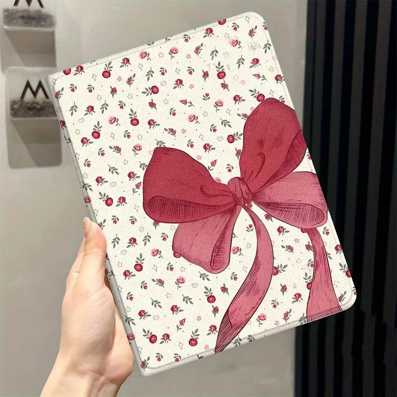 نمط عقدة على شكل زهور لهاتف OPPO Realme Pad 3 11 2 4 Pro Air Neo SE X 11 11.61 11.4 12.1 13.2 بوصة حافظة تابلت #6