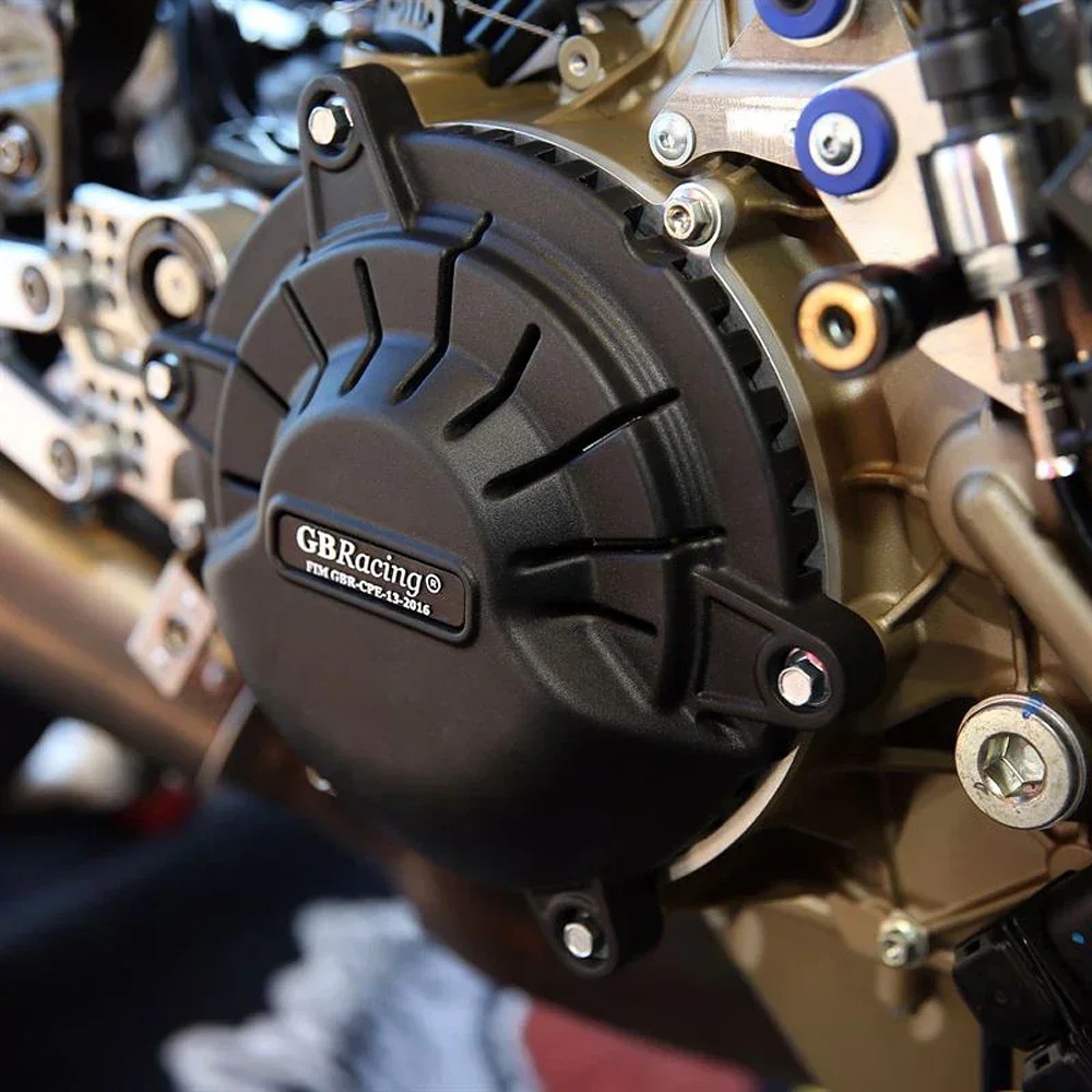 GB รถจักรยานยนต์สําหรับ DUCATI Panigale V4R 2019-2023 ฝาครอบป้องกัน GB Racing ฝาครอบเครื่องยนต์ป้องกัน