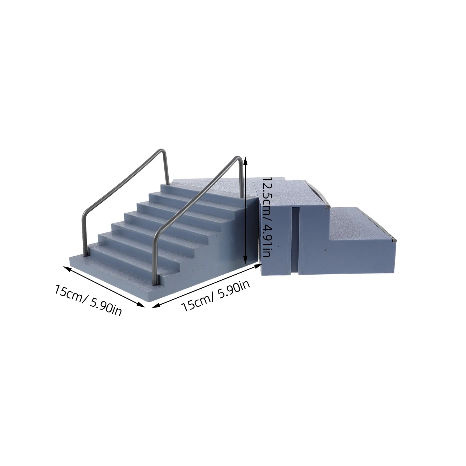 1Set Finger Skateboard Park Mini Ramp Obstacle Accessories Plastic Skateboard Ramp for Kids Finger Sport Supplies Fingerboard