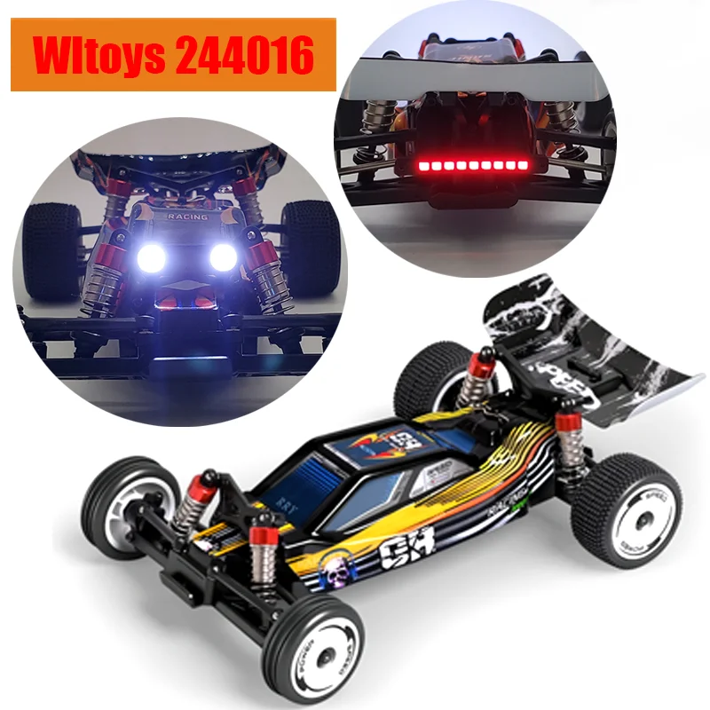 WLtoys 244016 Front and Rear Lighting System for 1/24 Wltoys 244016 RC Car 2WD Remote Control Drifting Race Cars