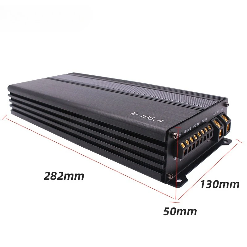 4 * 100W Car Audio Modified AB Class High-power 12V Four-way Car Power Amplifier