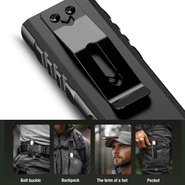 Security Flashing Work Light Warning Light Strong Light Mini Portable Outdoor Maintenance Emergency EDC Flashlight Knife Cap Cli 3 Security Flashing Work Light Warning Light Strong Light Mini Portable Outdoor Maintenance Emergency EDC Flashlight Knife Cap Cli 3