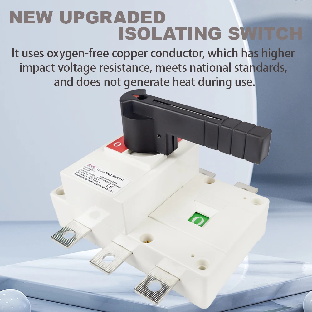 3P AC420/690V 100A 160A 250A Load Isolation Switch Knife Switch Three-Phase Circuit Breaker In-cabinet Transfer Operation Switch