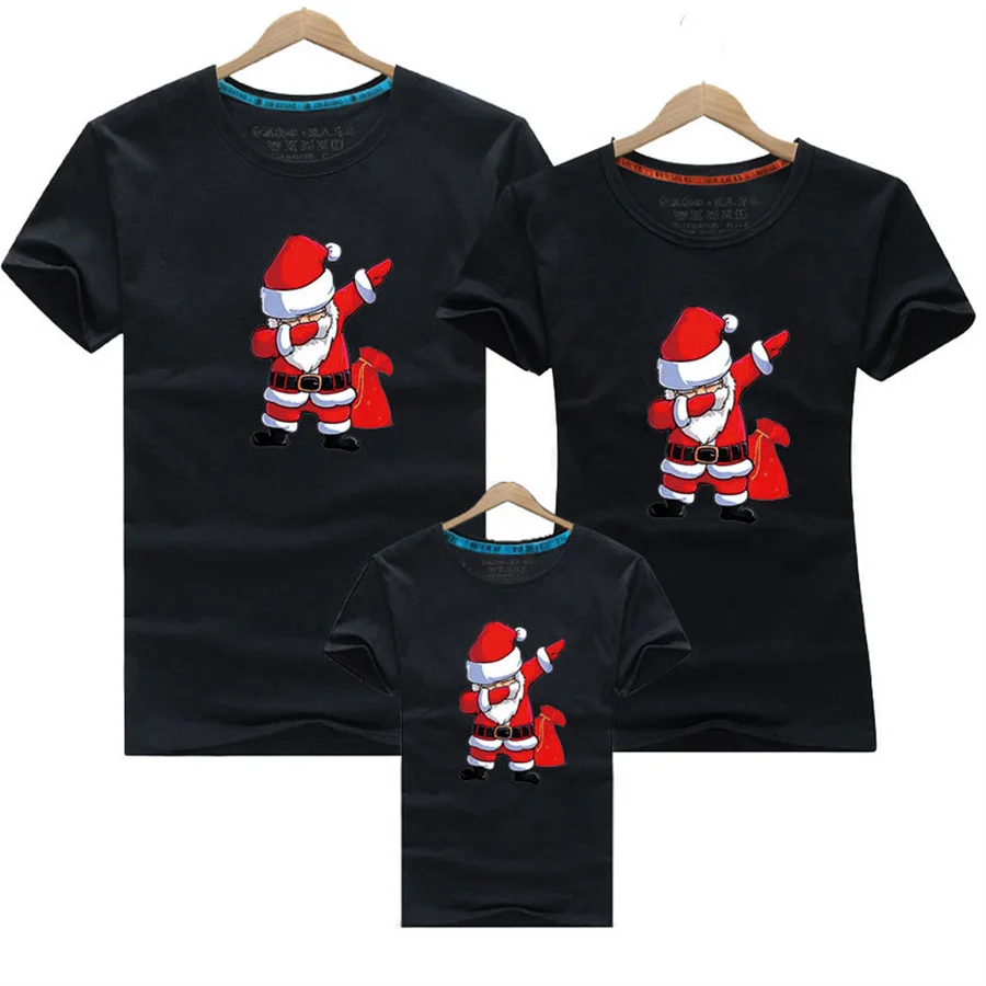 Christmas Family tshirt Matching Outfit Clothes Funny New xmas Mom Dad Kids Me Baby Outfit Mother Daughter Son Girl Boys Clothe