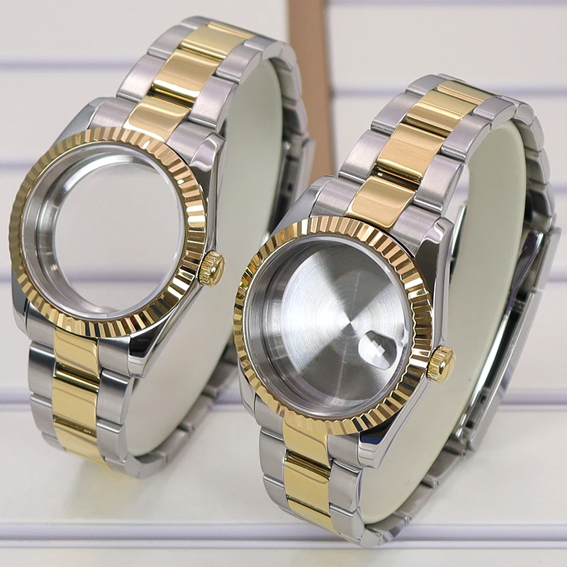 NH35 36mm 39mm Hochwertiges wasserdichtes Uhrengehäuse und Armbänder mit Saphirglas für Datejust NH35 NH36 NH38 NH70 Miyota8215 Jubilee-Armband – Detail 6