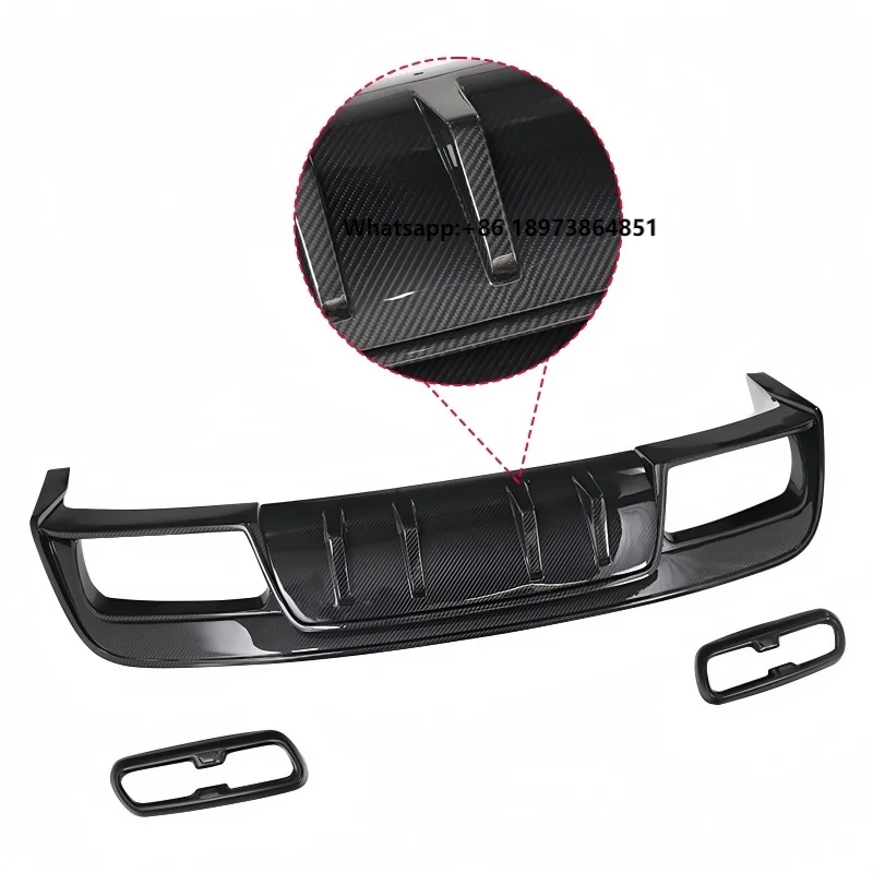 

Suitable for the front and rear lips of 23-25 Land Rover Sport in black gloss finish and dry carbon finish