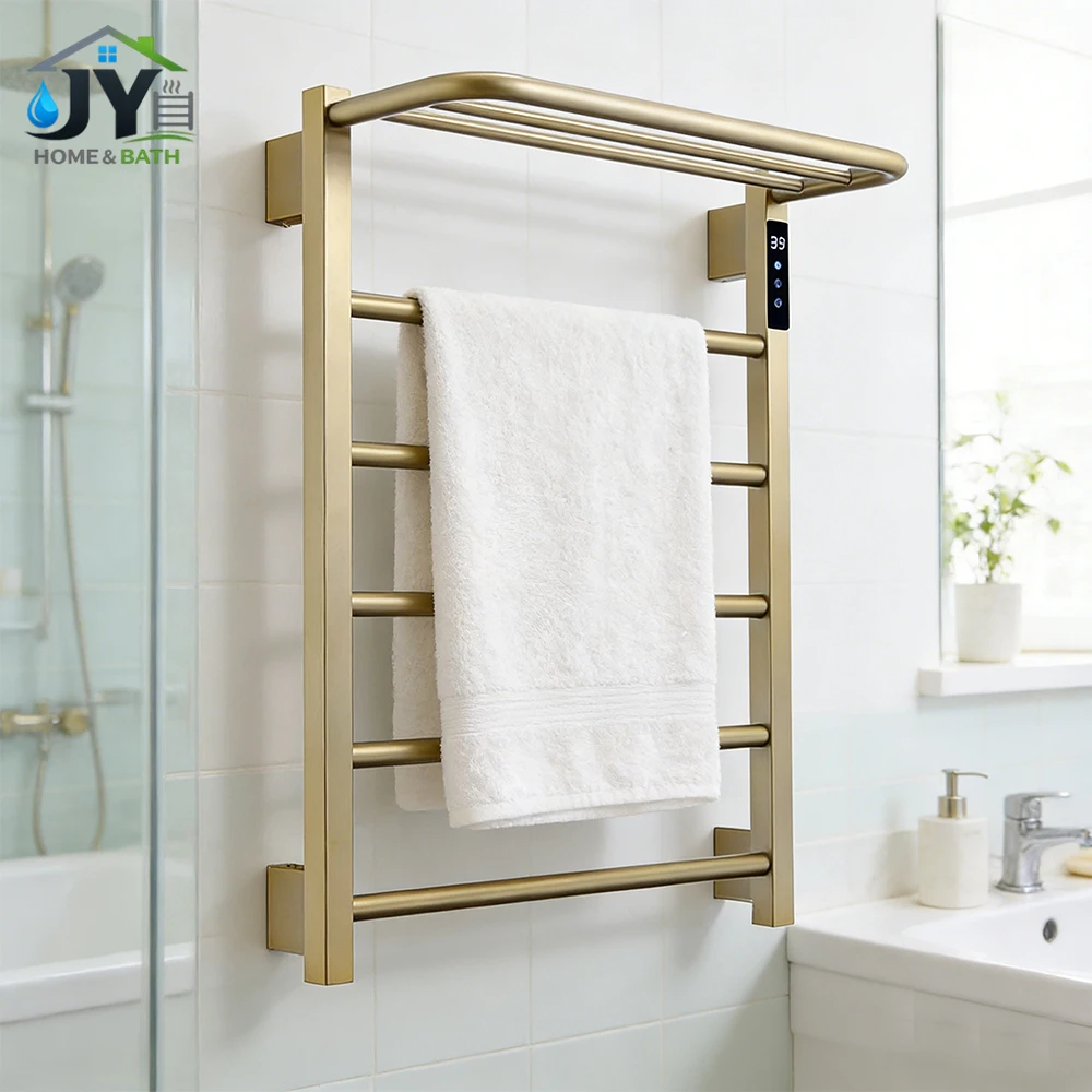 

Electric Heated Towel Warmer，Heated Towel Rail，Towel Radiator， Bathroom Towel Dryer With Top Shelf ，Suitable For Homes、Hotels