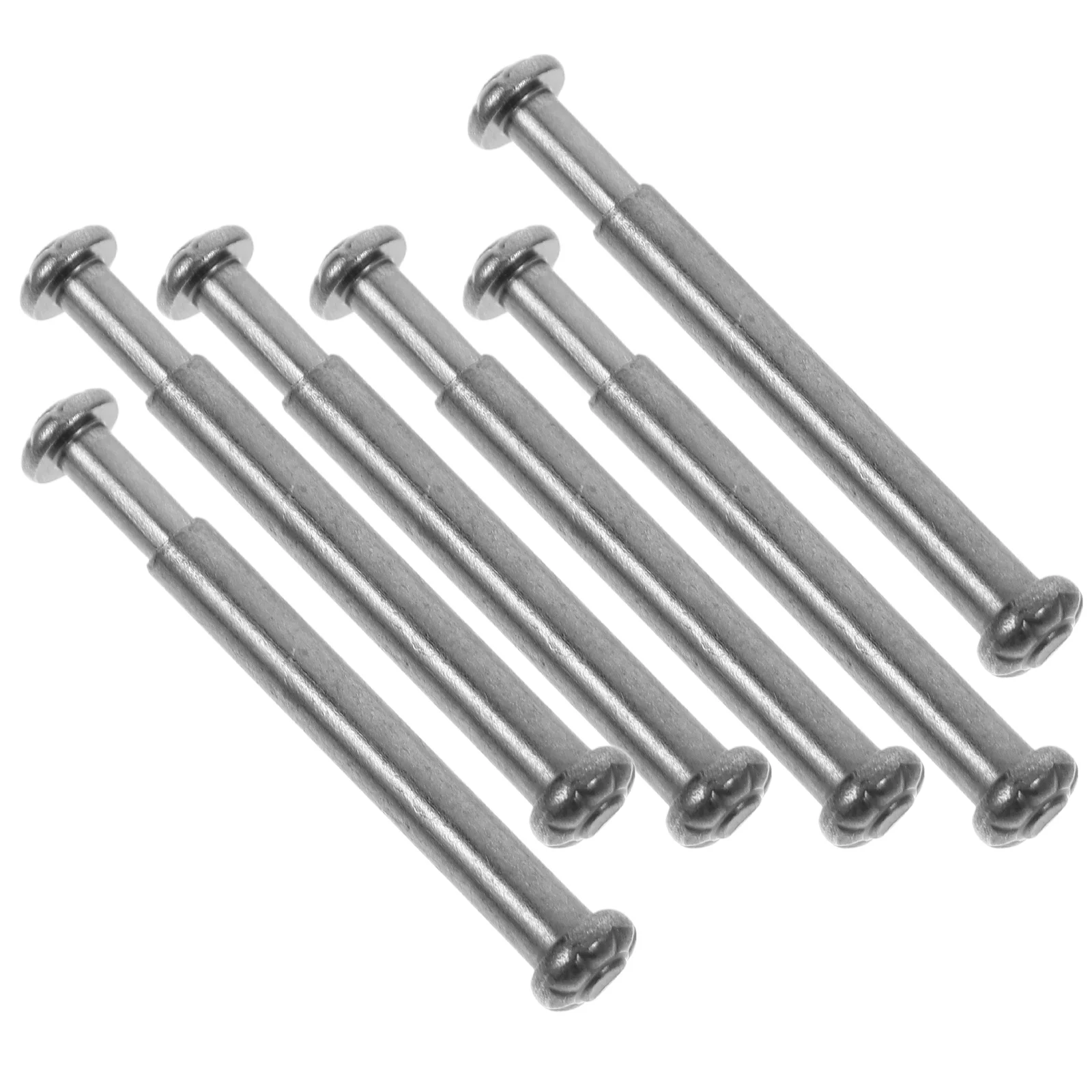 

6Set Folding Hand Fan Repair Kit Durable Metal Rivet Nail Nut Replacement DIY Handheld Fan Shaft Accessories for Crafting