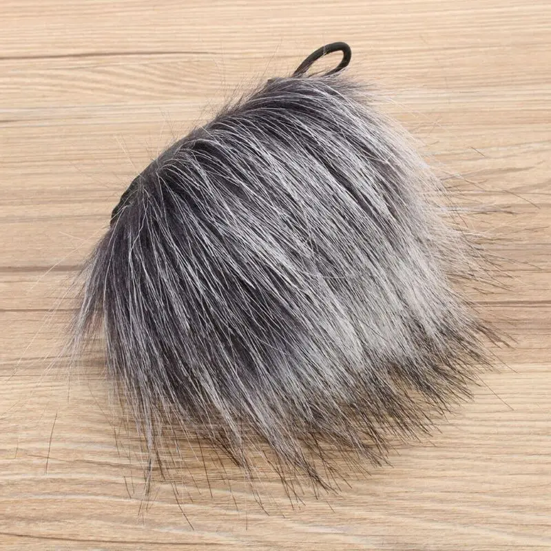 Microphone Furry Fur Cover Outdoor Windscreen Reduce Wind Noise For Zoom H1 Dropship